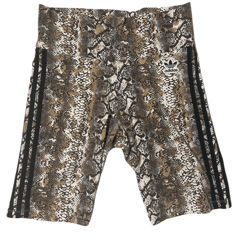 Vintage Adidas Anaconda Snake Print Biker Shorts
